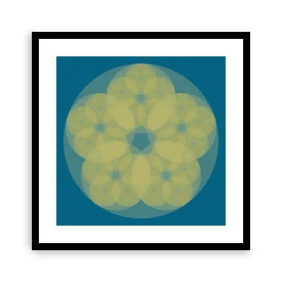Color Fractal Circles