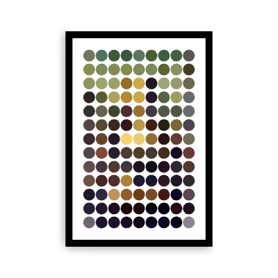 Mona Lisa Circle Grid