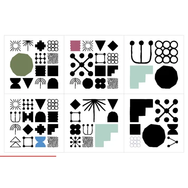 SVG Shape Collage Grid